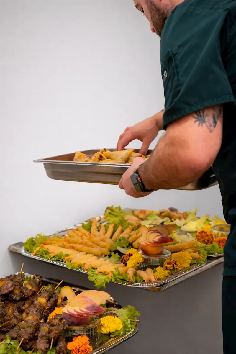 Mise en place des mets